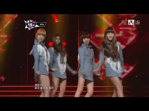 120906 Mnet M! Countdown   AOA Elvis