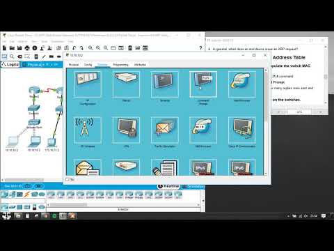 CCNA RS1 - 5.3.2.8 Packet Tracer - Examine the ARP Table