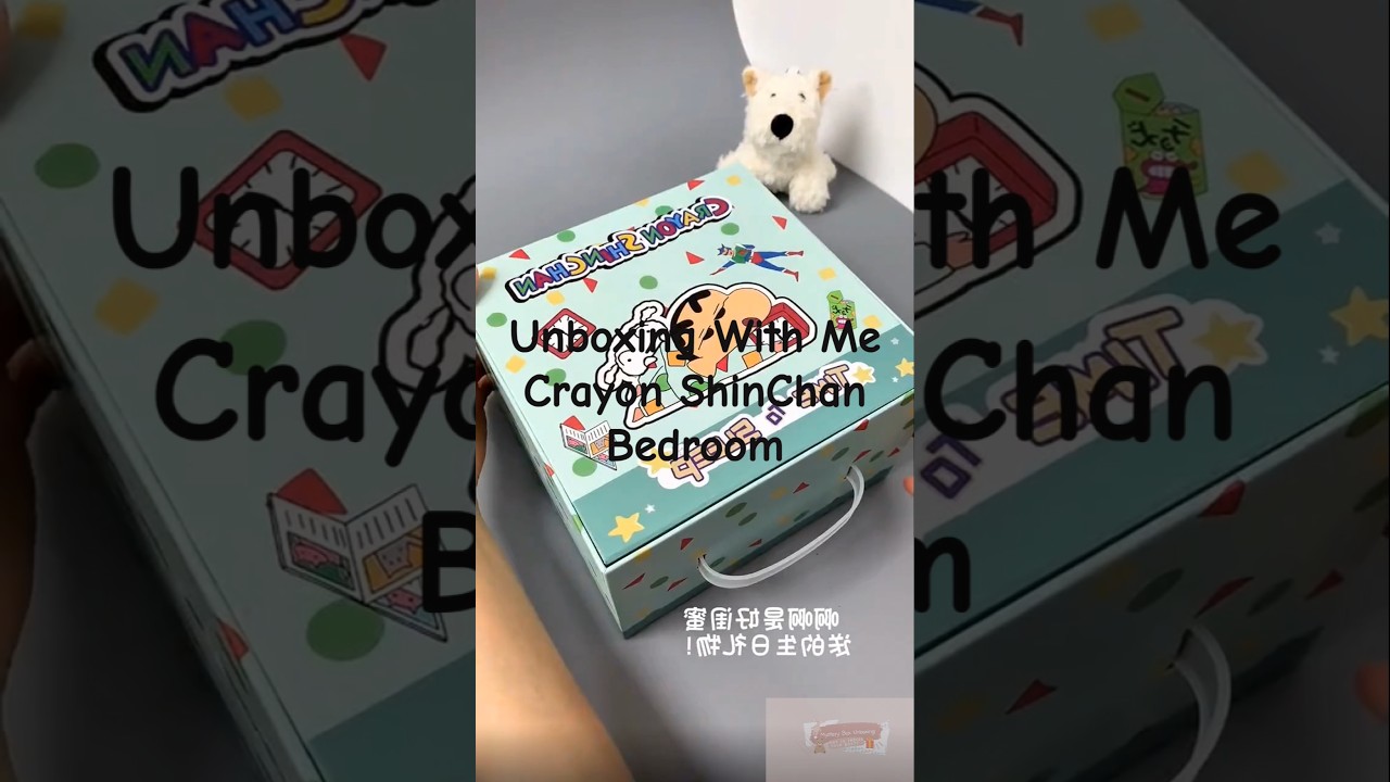 Unboxing With Me Crayon ShinChan Bedroom 🛌 #unboxing #diy #blindbox #toys #miniature
