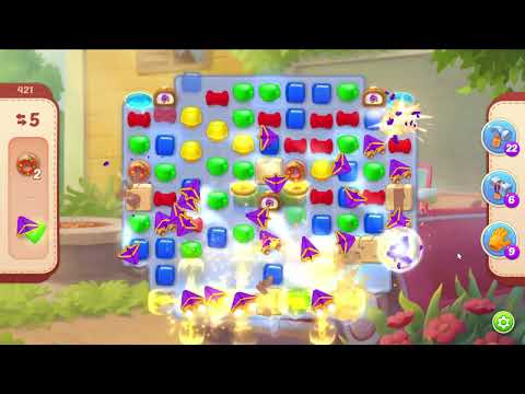 Homescapes 421 Level - 17 moves - NO BooSTERS