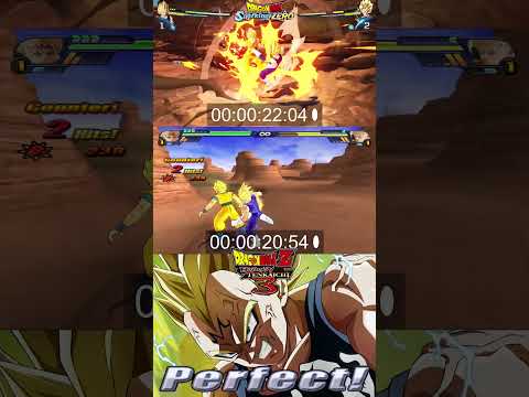 MAJIN VEGETA BT3 VS SZ #perfect  #dbz #pro #sparkingzero #budokaitenkaichi3 #mods #comparison