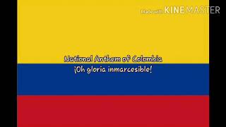 National Anthem of Colombia - ¡Oh gloria inmarcesible! (Spanish/English Lyrics)