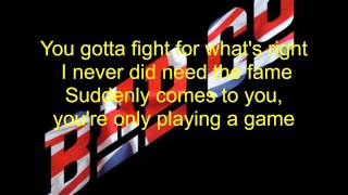 BAD COMPANY - LAY YOUR LOVE ON ME (LYRICS)