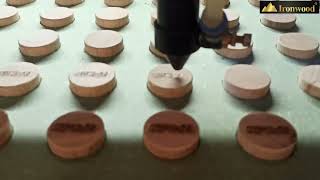 Máy laser co2 cnc khắc gỗ tuyệt đẹp| máy cắt lazer cnc Ironwood