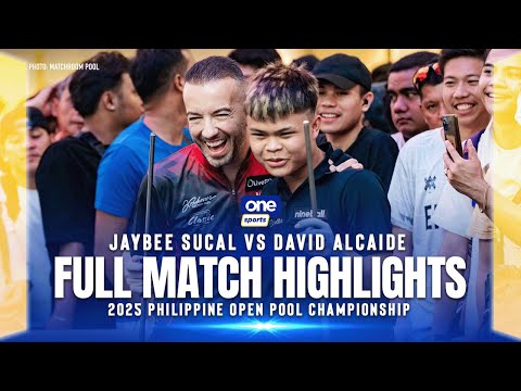DAVID ALCAIDE vs. JAYBEE SUCAL | FULL MATCH HIGHLIGHTS | 2025 PHILIPPINE OPEN