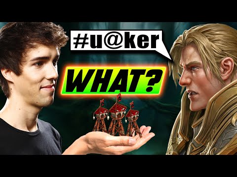 This guy CALLED ME WHAT after being TOWERRUSHED? - WC3 - Grubby