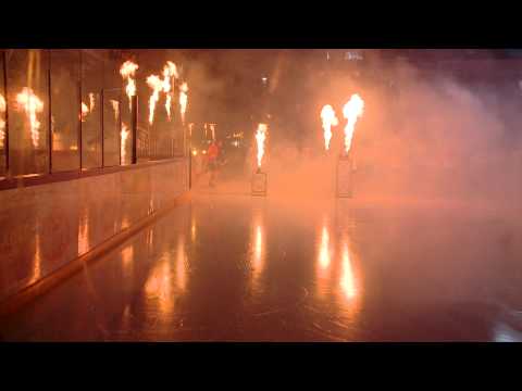 HPK sisääntulo juhlaottelussa 12.12.2009