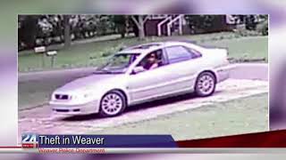 Weaver Police Looking for Theft Suspect