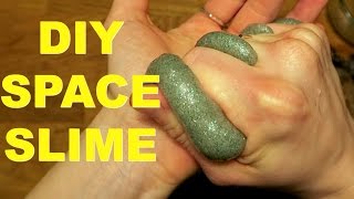 DIY SPACE SLIME TUTORIAL