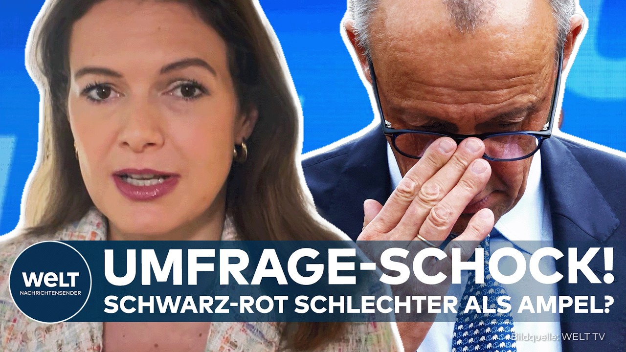 DEUTSCHLAND: "Die CDU muss die Samthandschuhe ausziehen!" – Schwarz-Rot unbeliebter als die Ampel?