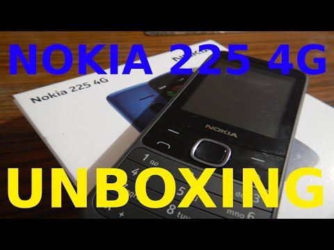Unboxing and demo of some features of NOKIA 225 4G (2020)