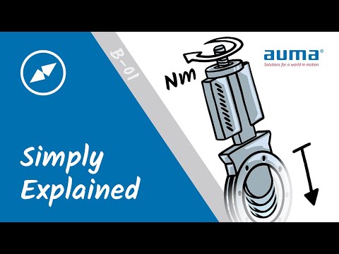 Inbetriebnahme Drehantrieb │ Drehmoment- und Wegschalter │ AUMA Simply Explained DE-B-01