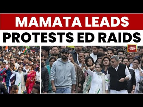 Mamata Banerjee Hits The Streets As ED Raids On Poll Strategist IPAC Escalate Political Tensions