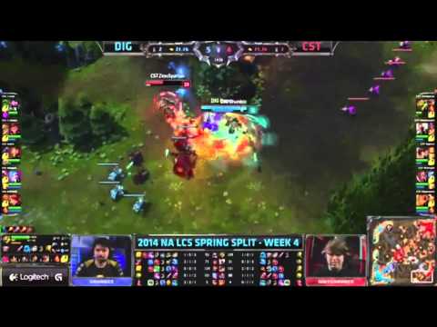LCS 2014 NA Spring W4D1 | DIG vs CST:  CST Zionspartan fail flash