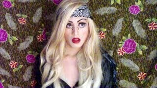 Lady Gaga Judas Make Up Tutorial - Paisley Bandana Look - By Monster Looks