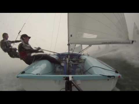 NZL 470 sailing in 25+ knots