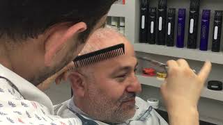 6 minutes of turkish barber...