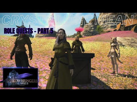 FFXIV - Crystalline Mean Level 80 Job Quests Part 5 (Miner, Botanist)
