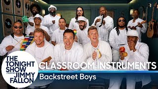 Jimmy Fallon, Backstreet Boys &amp; The Roots Sing &quot;I Want It That Way&quot; (Classroom Instruments)