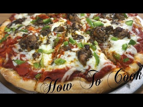 Let's Cook Home-made Jamaican🇯🇲Jerk Chicken Pizza🍕From Start To Finish, Perfect For Beginners.