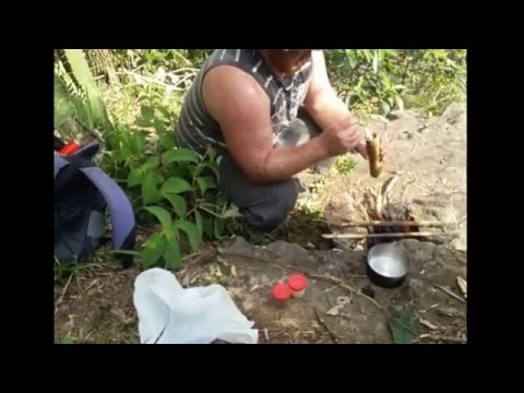 Praticando Han Drill no morro