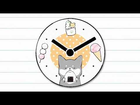 Analog clock widget ANIMALLIFE