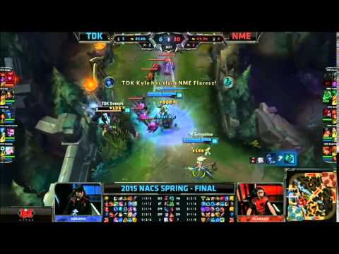 TDK Kyle Lissandra VS NME Innox Katarina Game 1 Highlights   2015 NA CS Spring Final   YouTube