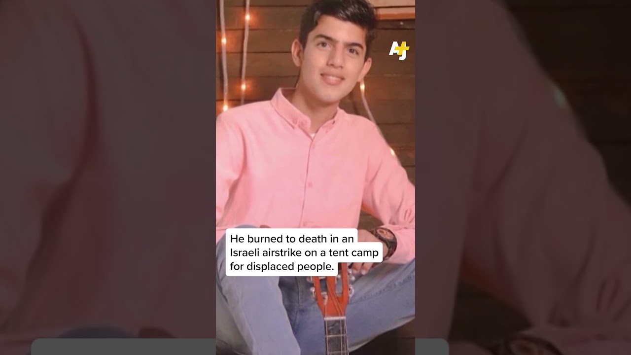 They were forced to watch their family members burn alive after Israel bombed their camp