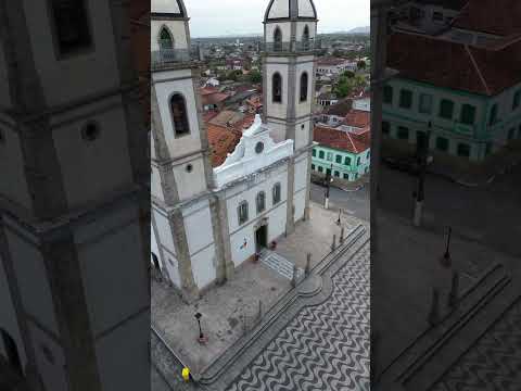 Igreja da Basílica ⛪✨ História, beleza e fé em Iguape! #igreja #iguape  #turismosp #valedoribeira