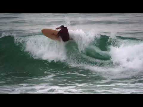 Margo Rides the Varuna Mid Strength Designed by Chilli Surfboards