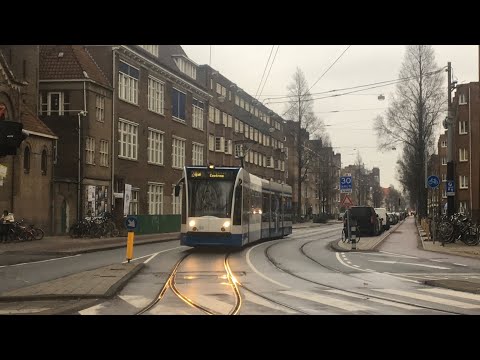 GVB Combino op Tram 24 bij het Haarlemmermeerstation!