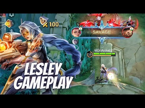 LESLEY SAVAGE ×2 GAMEPLAY | Moba Legends