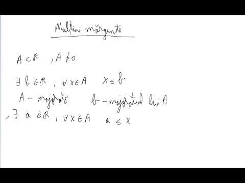 Basics of mathematical analysis - bounded sets, closed real line, intervals (11th grade)