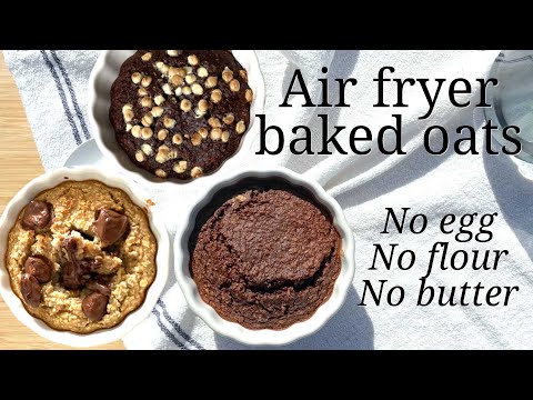 3 Air fryer baked oats cake | Cake aux flocons d'avoine friteuse à air
