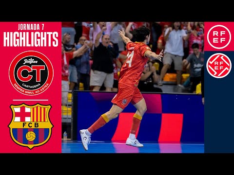 Resumen #PrimeraDivisiónFS | Jimbee Cartagena Costa Cálida 4-3 Barça | Jornada 7