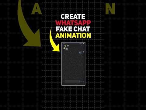Create WhatsApp Fake Chat Animation — 100% FREE!