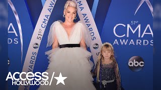 Pink Wins The 2017 CMAs Red Carpet With Her Daughter Willow | Access Hollywood