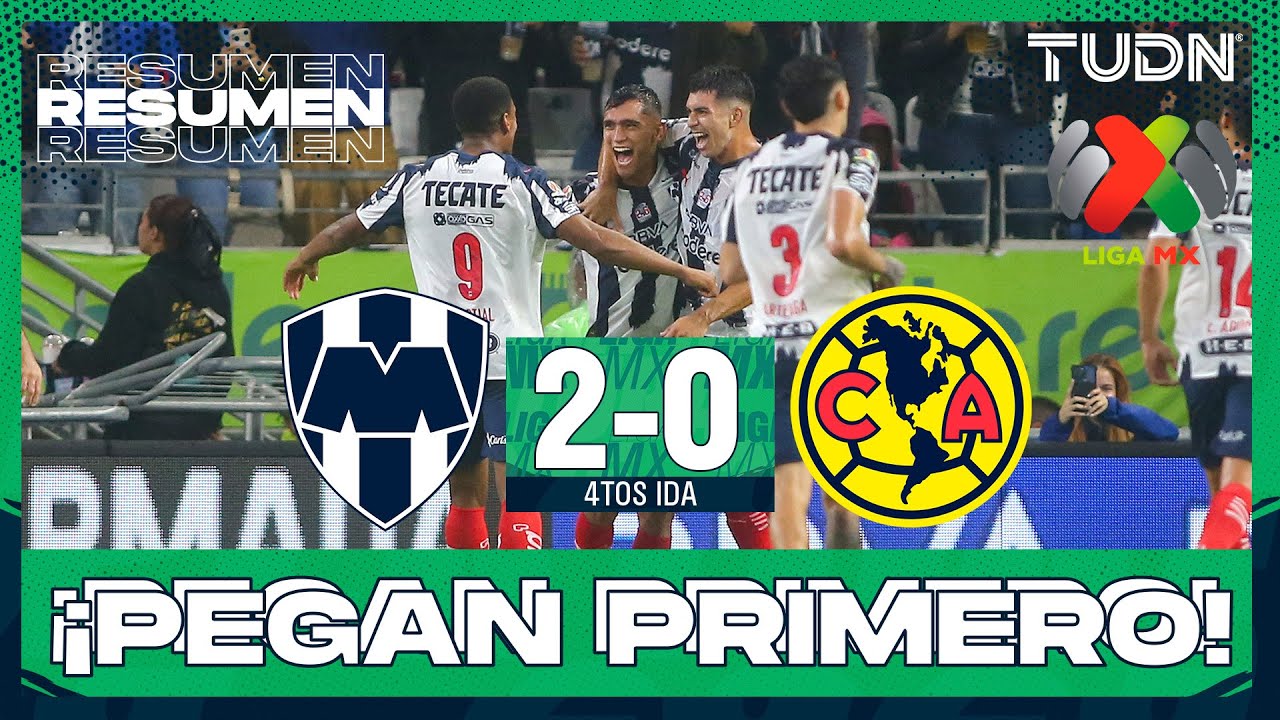 HIGHLIGHTS - Monterrey 2-0 América | Liga MX - Cuartos de Final AP2025 | TUDN