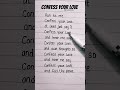 Run To Me Confess Your Love Jiandro Lyrics Subtitles TikTok Dance Trend Confessyourlove