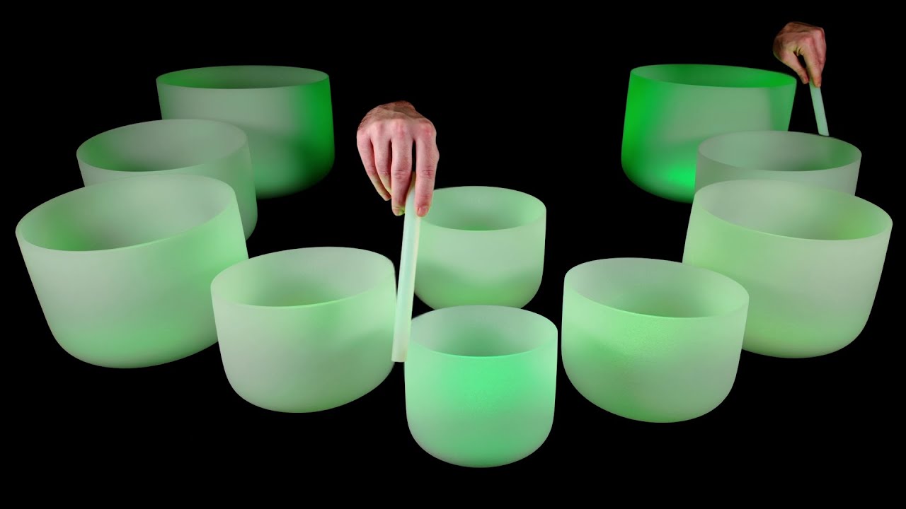 Crystal Bowls for Deep Sleep 🌀 Relaxing Healing Waves 432 Hz