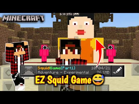 MABAR MAP SQUID GAME VERSI MCPE | SQUID GAME MAP | MAP MCPE