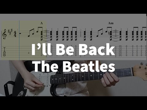 I'll Be Back - The Beatles | guitar tab easy