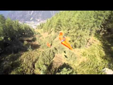 Real life Star Wars Awesome Wingsuit with Project   BASE