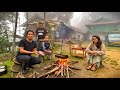 Cooking Primitive Nepali Dish, DHERO in Pelling, Sikkim