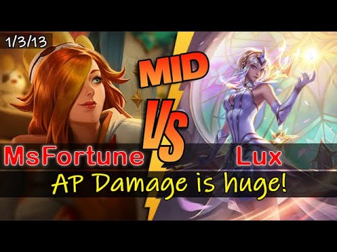 Miss Fortune Mid vs Lux - AP Damage is huge!