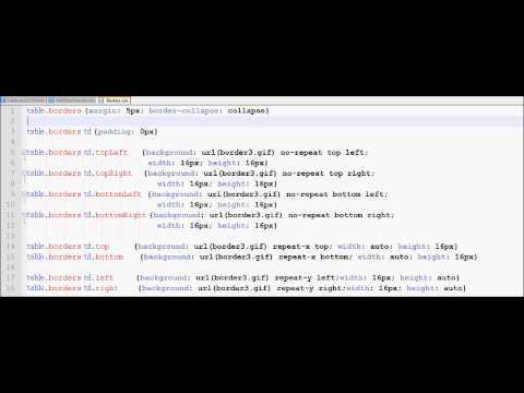 Html Tutorial 32 Bordered Table Using Css