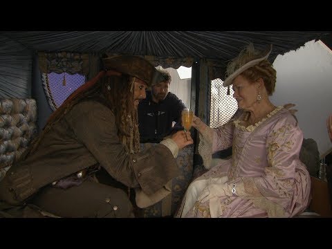 Johnny And Judi - Pirates of the Caribbean: On Stranger Tides behind the scenes(exclusive)