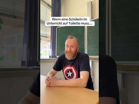 When girls have to go to the bathroom during class 😉 #school #teacher #springonyoutube