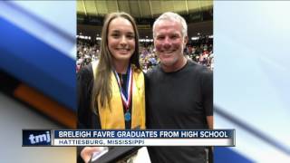 Brett Favre's youngest daughter graduates from high school