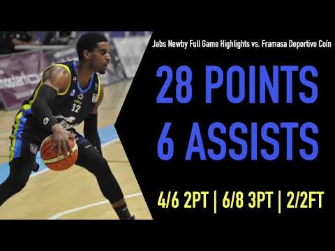 Jabs Newby Full Game Highlights vs. Coín - 28 Points & 6 Assists